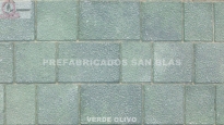 Adoquin Holanda multiformato abujardado VERDE OLIVO